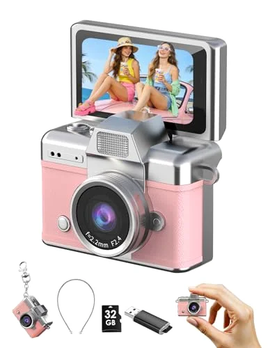 1080P Portable Digital Camera with 1.47” Flip