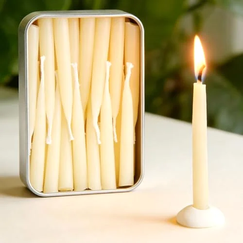 20 Minute 100% Pure Beeswax Candles