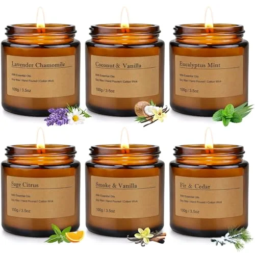 3.5 Oz Soy Wax Aromatherapy Candle Gift