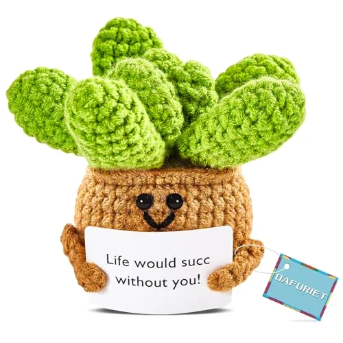 3 inch Knitted Wool Doll with Card