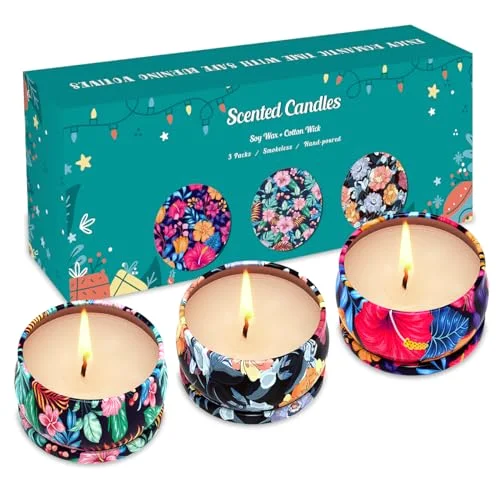 3-Pack Wildflower Soy Candles
