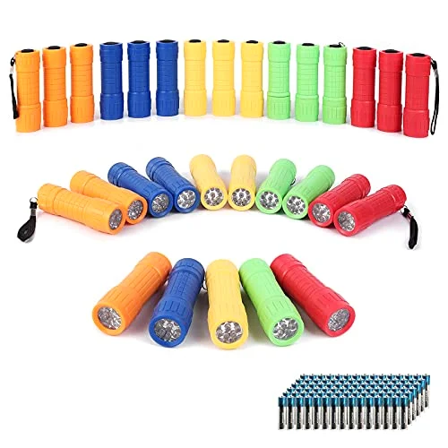 30-Pack Small Mini Flashlight Set