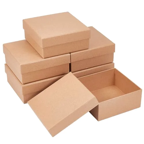 5x5x2.2 Inch Jewelry Gift Boxes Cardboard Jewelry
