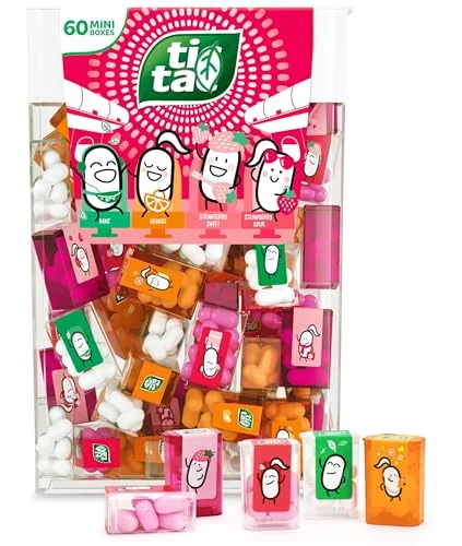 60 Individual Refreshing Candies Mini Boxes