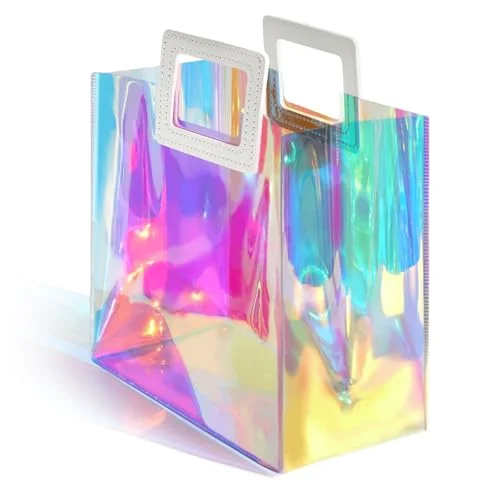 8.3'' Holographic Small Gift Bag Reusable Gift
