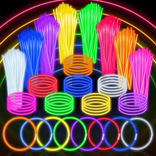 8" Glow in the Dark Party Supplies