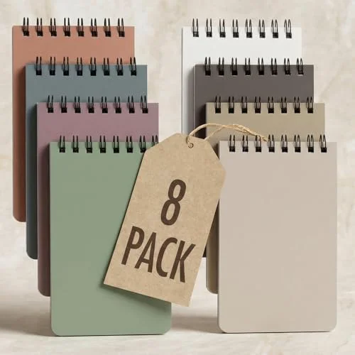 Aesthetic Pocket Notebooks Set Of 8