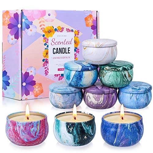 Aromatherapy Candles Pack Soy Wax with Essential