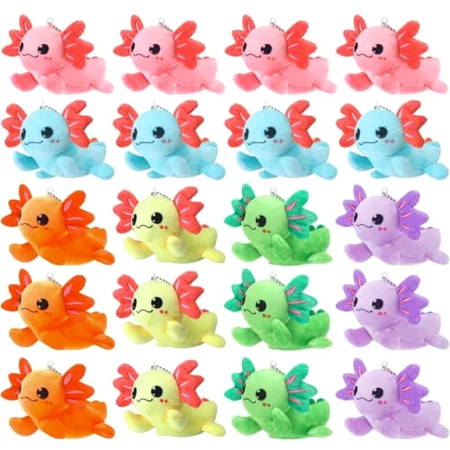 Axolotl Plush Keychain Axolotl Stuffed Animal