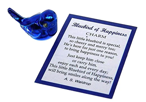 Bluebird of Happiness Pocket Charm with Story