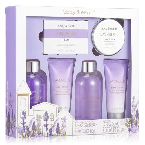 BODY & EARTH Lavender Gift Set