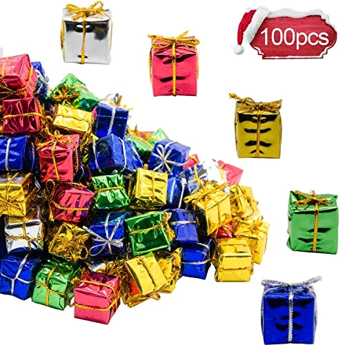 Colors Metallic Foil Wrapped Ornaments Decoration Boxes