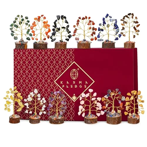 Crystal Tree Set of 12