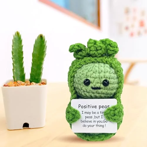 Friendship Mini Handmade Crochet Peas