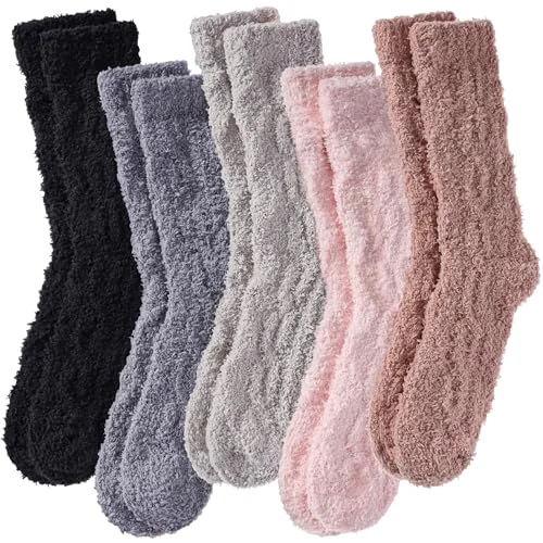Fuzzy Socks Soft Cozy Fluffy Slipper Winter