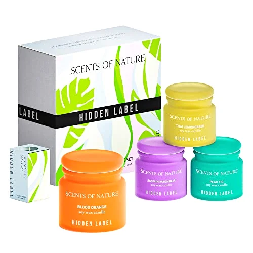 Hidden Label Natural Soy Wax