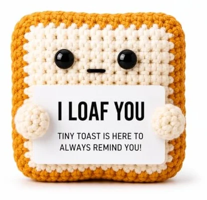 I Loaf You Crochet Toast Plush