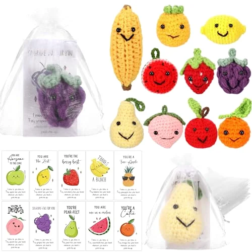 Inspirational Gifts Positive Fruit Wool Knitted