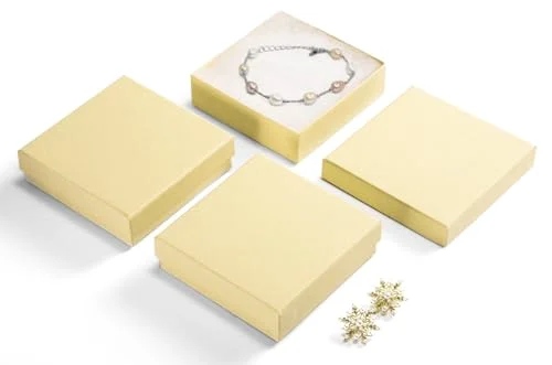 Jewelry Gift Boxes 3.5x3.5x1 Matte Brown 20