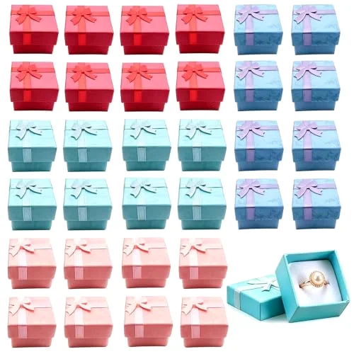 Jewelry Gift Boxes Cardboard Ring Box Set