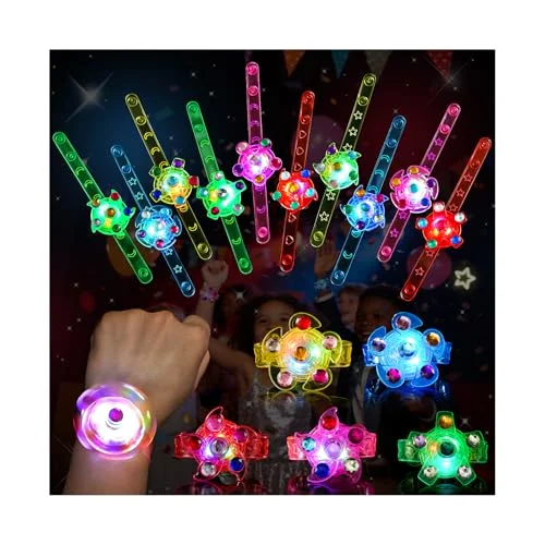 Led Light Up Fidget Spinner Bracelets