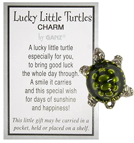 Lucky Little Turtle Charm with Story Card