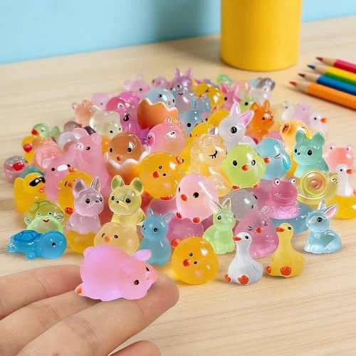 Luminous Mini Resin Animals