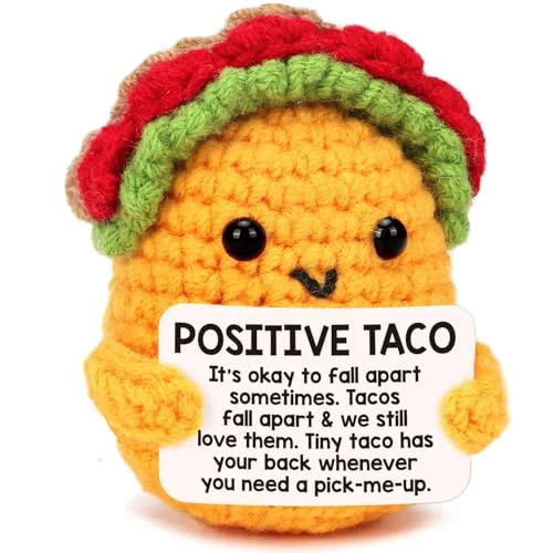 LuoHere Positive Crochet Taco