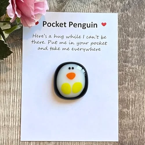 Mini Animal Decoration Pocket Hug Penguin Stress