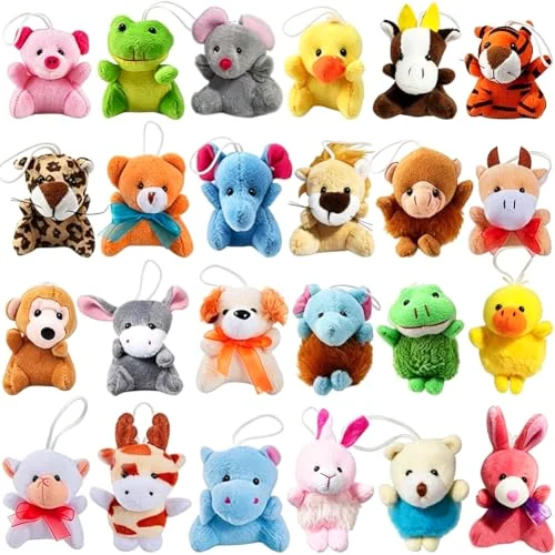 Mini Animal Plush Toy Set