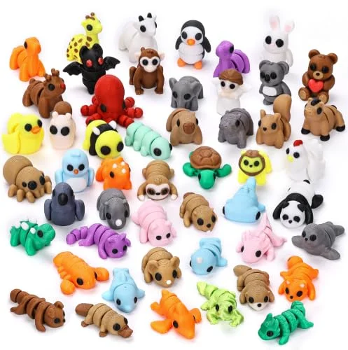 Mini Articulated Animal Figurines Toys