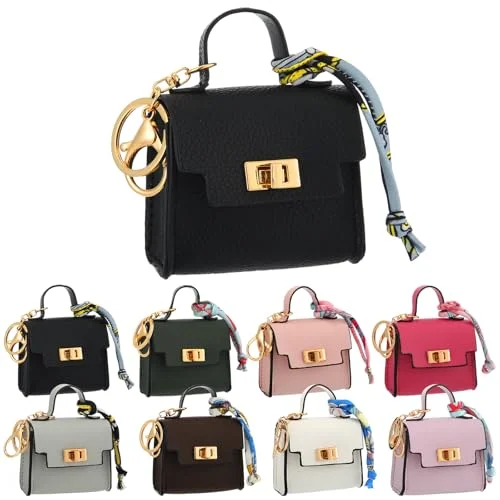 Mini Backpack Keychain Pu Coin Purses Women