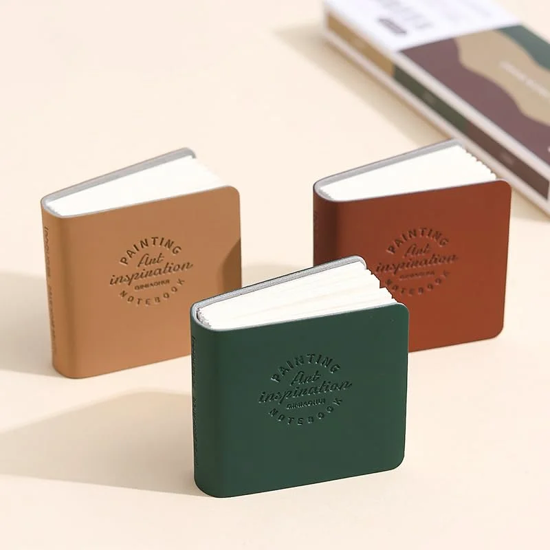 Mini Bean Notebook Pu Leather Cover