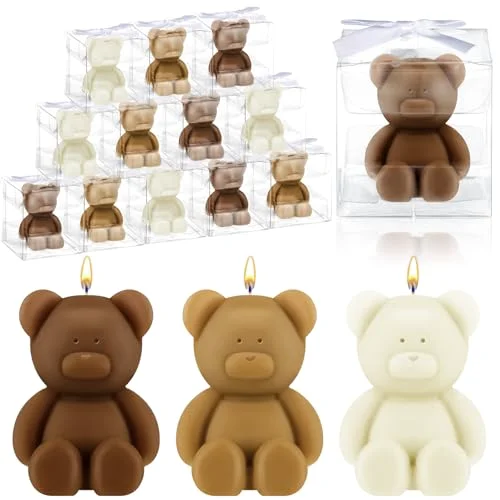 Mini Bear Candle Baby Shower Gift