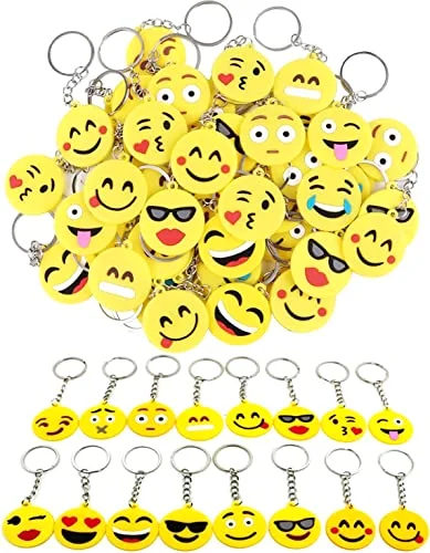 Mini Emoticon Keychain Plush(16 expressions)