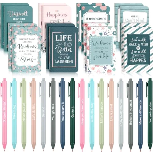 Mini Notebooks with Pens Adults