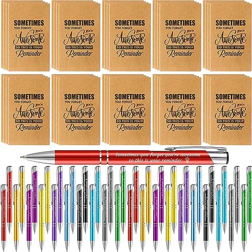 Mini Notepads Pens Sets Appreciation Gifts