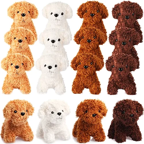 Mini Plush Dog Keychains Stuffed Puppy Gifts