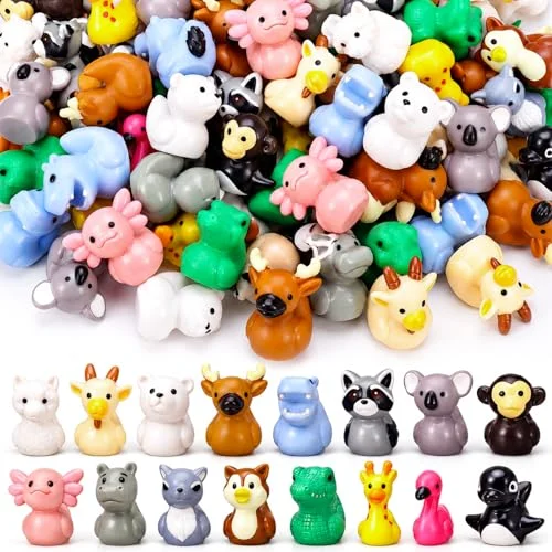 Mini Resin Animals Ducks Tiny Resin Animals