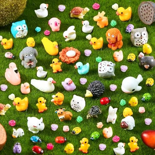 Mini Resin Animals Figures Tiny Resin Animals