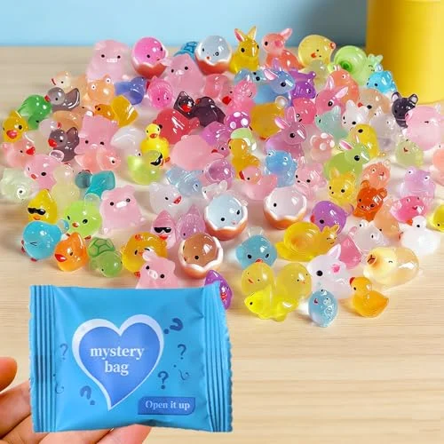 Mini Resin Animals Mystery Bag- Glow