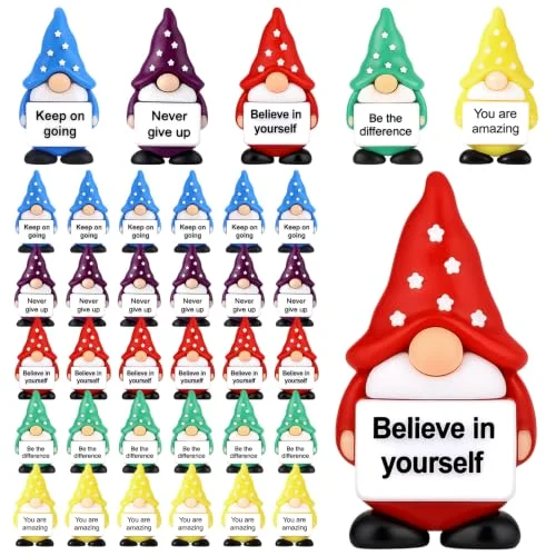 Mini Rubber Gnome Toys Positive Mini Gnomes