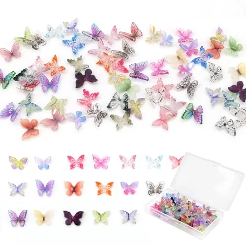 Miniature Dollhouse Accessories Tiny Butterflies for Crafts