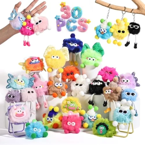Monster Keychain Charms 30PCS