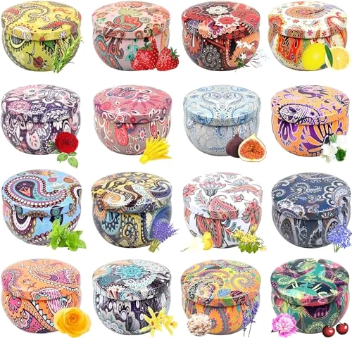 Natural Soy Wax Portable Travel Tin