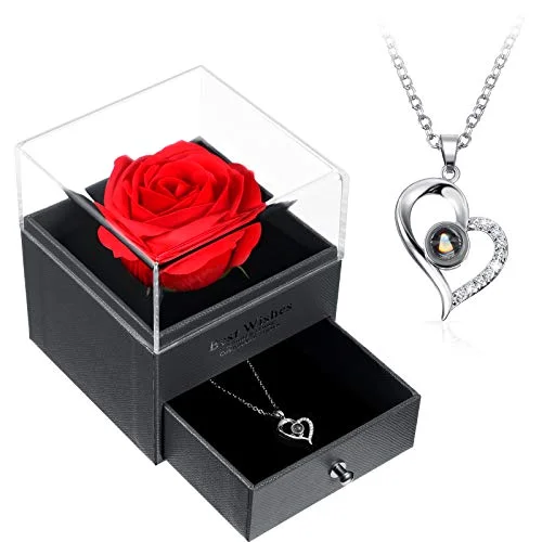 Necklace Gift Girlfriend Women Heart Pendant