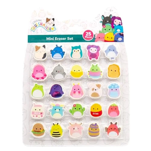 Original Squishmallows Mini Eraser Set