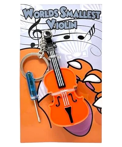 Original World's Smallest Violin Toy Keychain