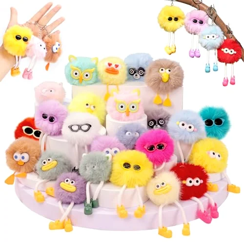 Plush Backpack Keychain Kids Keychain for 8-12