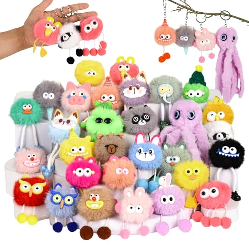 Plush Keychains Kawaii Keychain for Goodie Bags